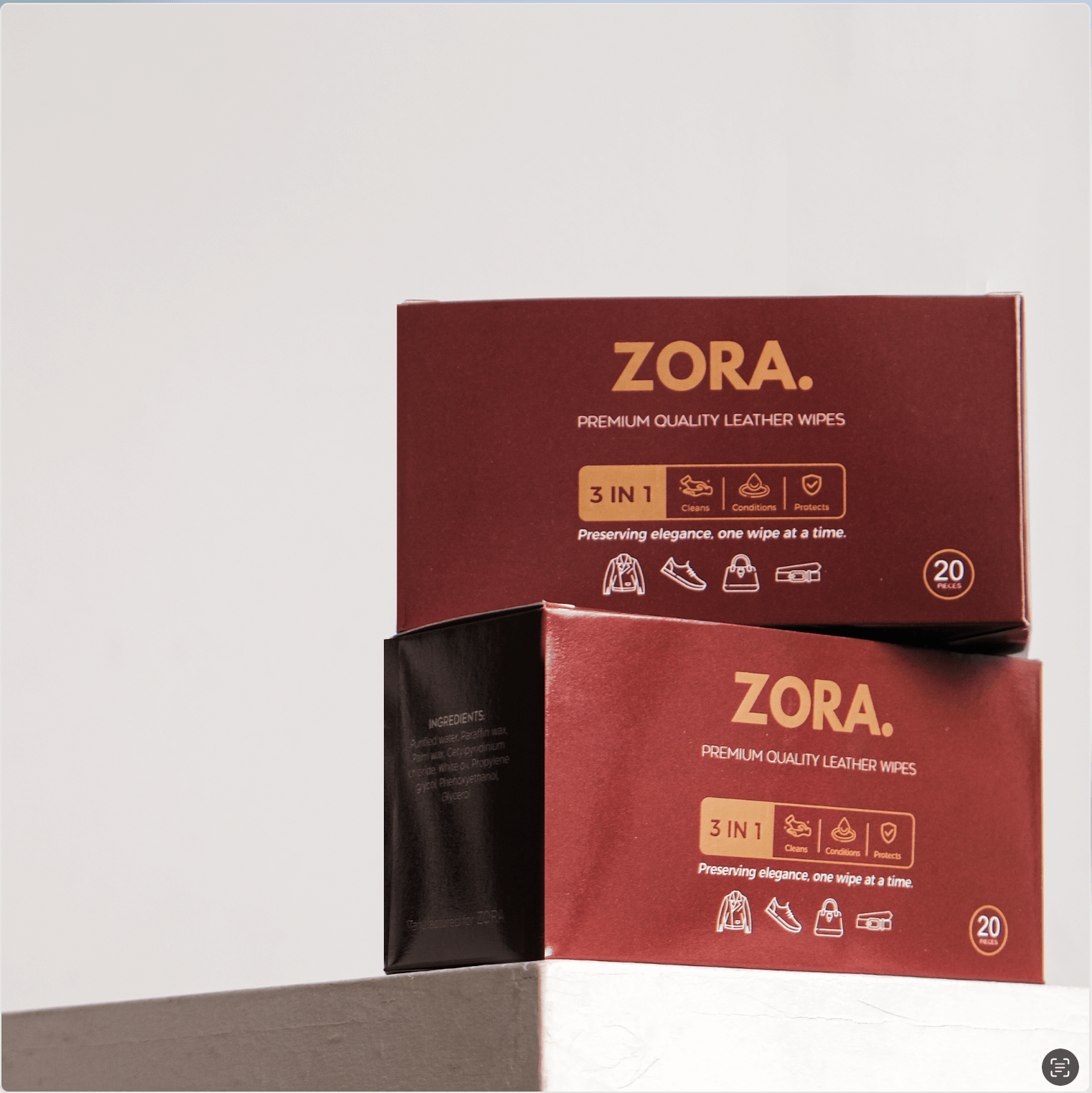 ZORA Premium Leather Wipes
